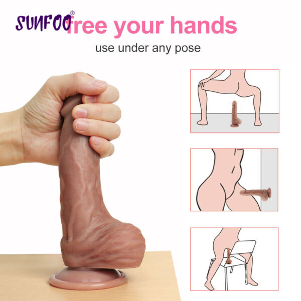 8" Multifunction Getto Slam Dildo - Image 2