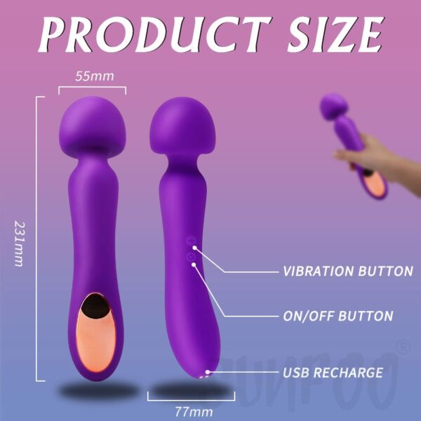 AV Wand Vibrator 12 Function - Image 3