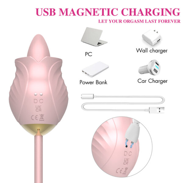 Heated  Rose Vibrator - Image 8